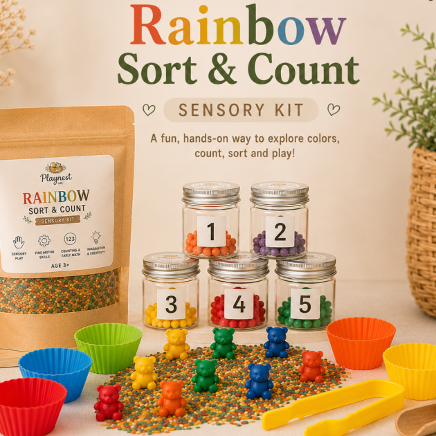 Sort & Count Sensory Box