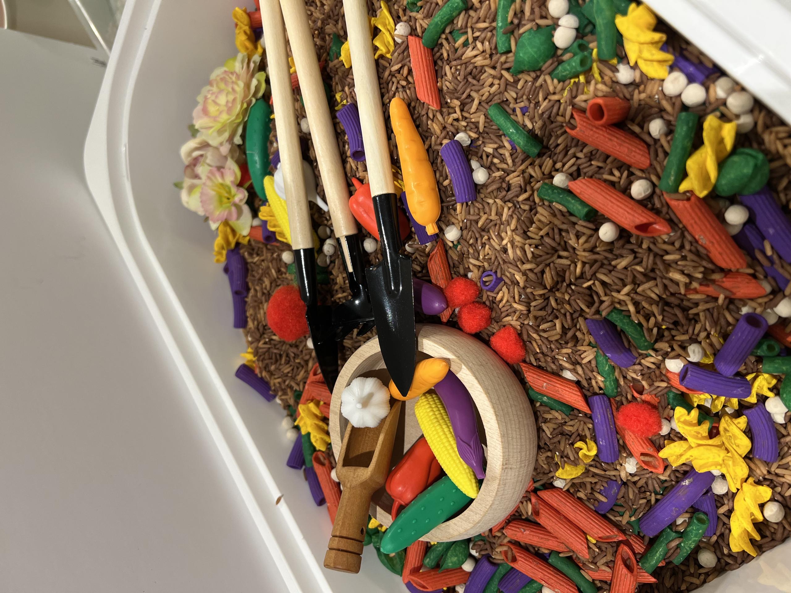 Veggie Parade Sensory Box
