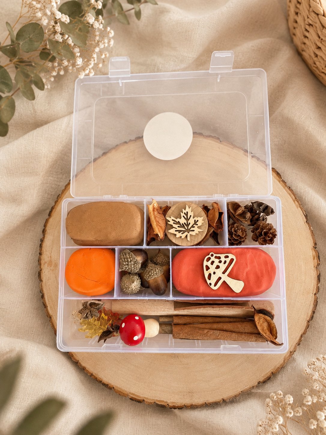 Pumpkin & Pine Play Dough Kit