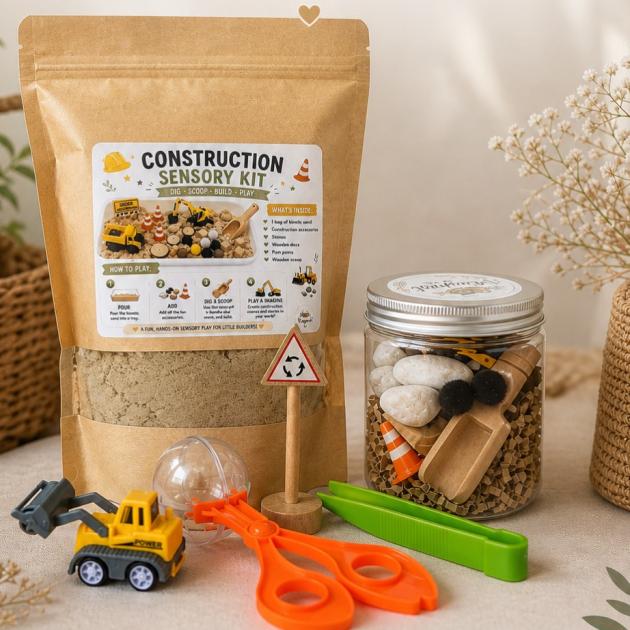 Construction Sensory Box