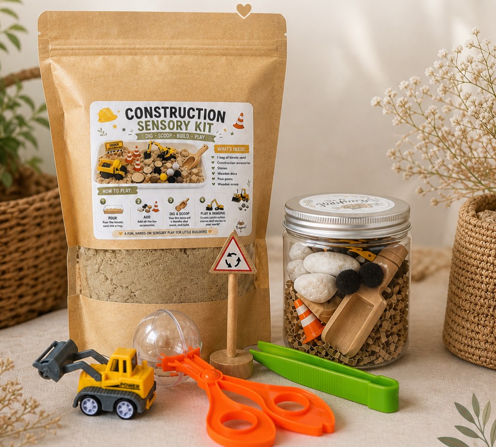 Construction Sensory Box