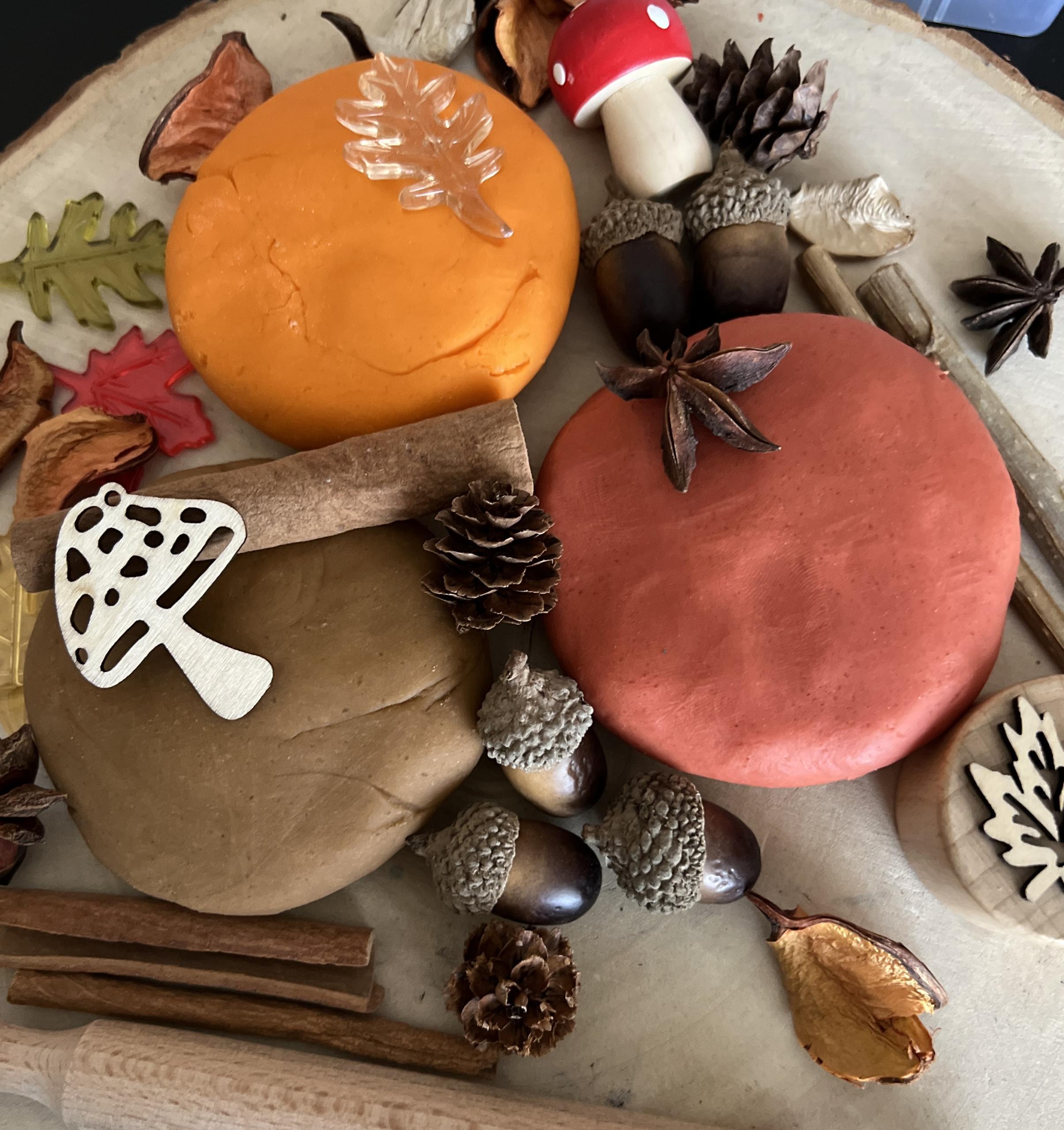 Pumpkin & Pine Play Dough Kit - Image 6